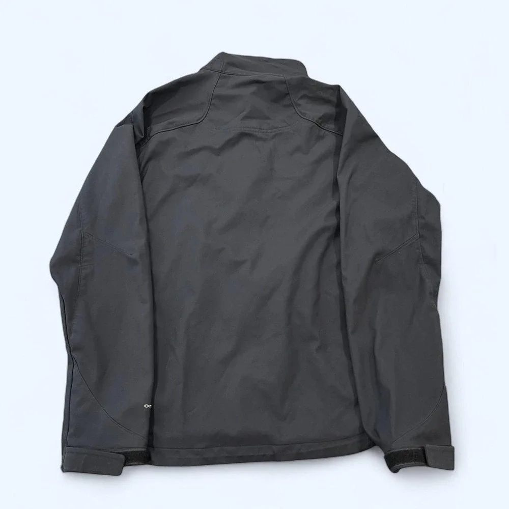 Columbia Sportswear Omni-shield Jacket Black Mens Size L Waterproof Rain Fullzip